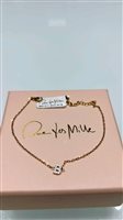 Bracciale Rue des Mille Donna in Argento BRZ-011 INIZ AU B - BRZ-011 INIZ AU B